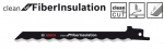 BOSCH S 713AW Clean for Fiber Insulation szablyafűrészlap (2db)