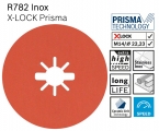BOSCH X-Lock R782 Inox Prisma kerámiaszemcsés fíbertárcsa (25db)