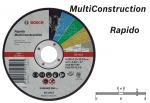 BOSCH Rapido Multi Constuction többcélú darabolótárcsa (egyenes; ACS60 V BF; 25db-os)